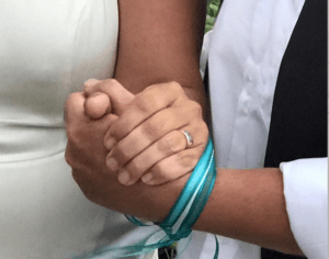 Byron Bay Celebrant and the hand fasting