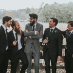 Best man and friends of the groom