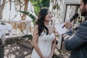 Couple say their vows at Beach cafe Byron Bay